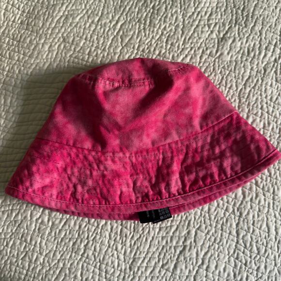 Zara Washed Effect Bucket Hat Hot Pink Size S-M - Picture 4 of 5